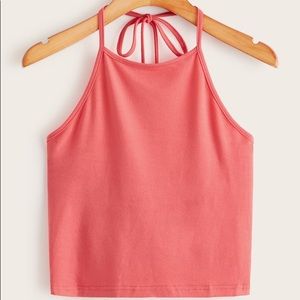 Coral Halter top